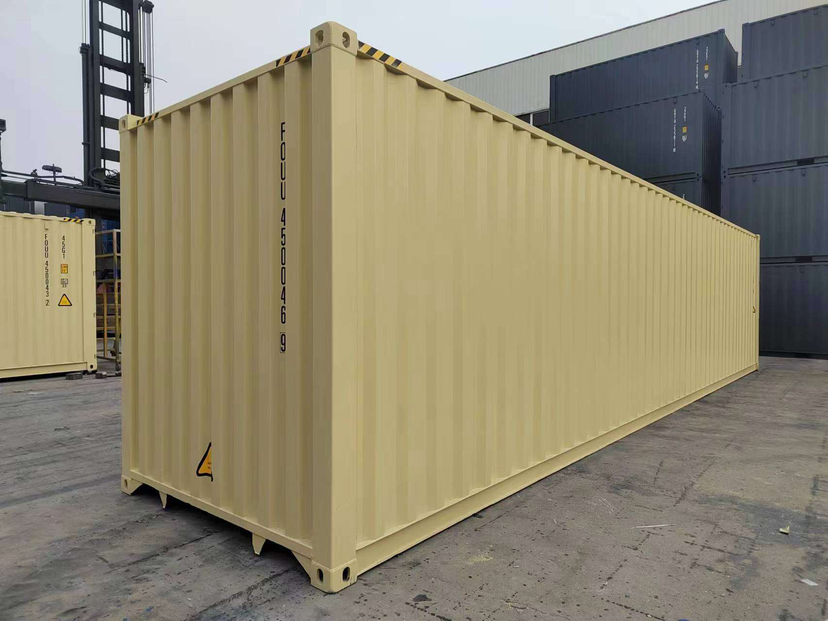 10×40HC in RAL1014 FOUU450037-450046